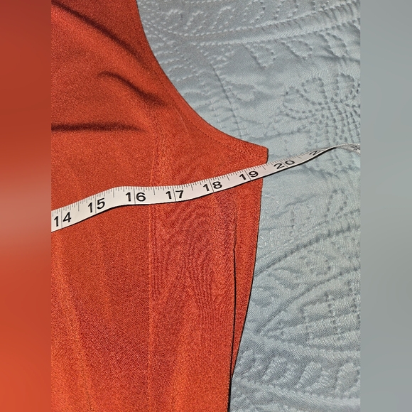 H&M Women's M Sleeveless Rust Red Dress - Picture 9 of 12